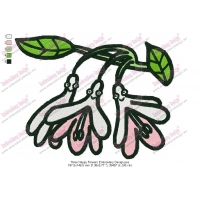 Three Happy Flowers Embroidery Design